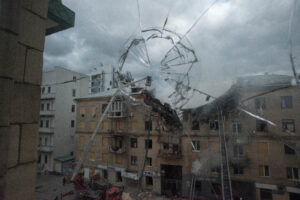 Russian Army Destroyed A High-rise Building In Kharkiv City Center — Photo