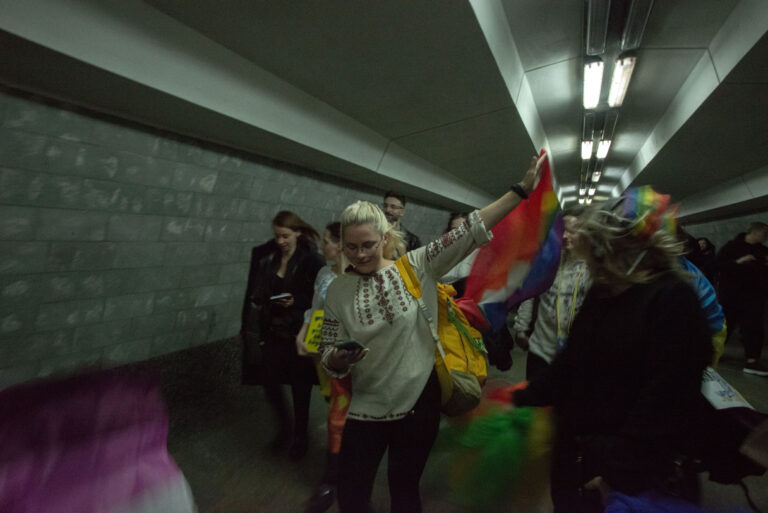 Kharkiv Pride March Goes Underground — Photo