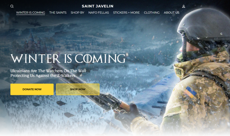 Saint Javelin збирає мільйон доларів на зимовий одяг та генератори для ЗСУ