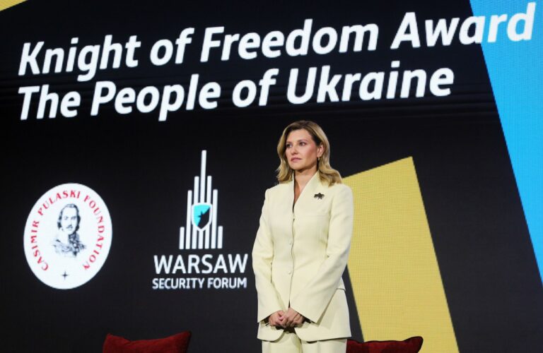People of Ukraine Honoured with Knight of Freedom Award