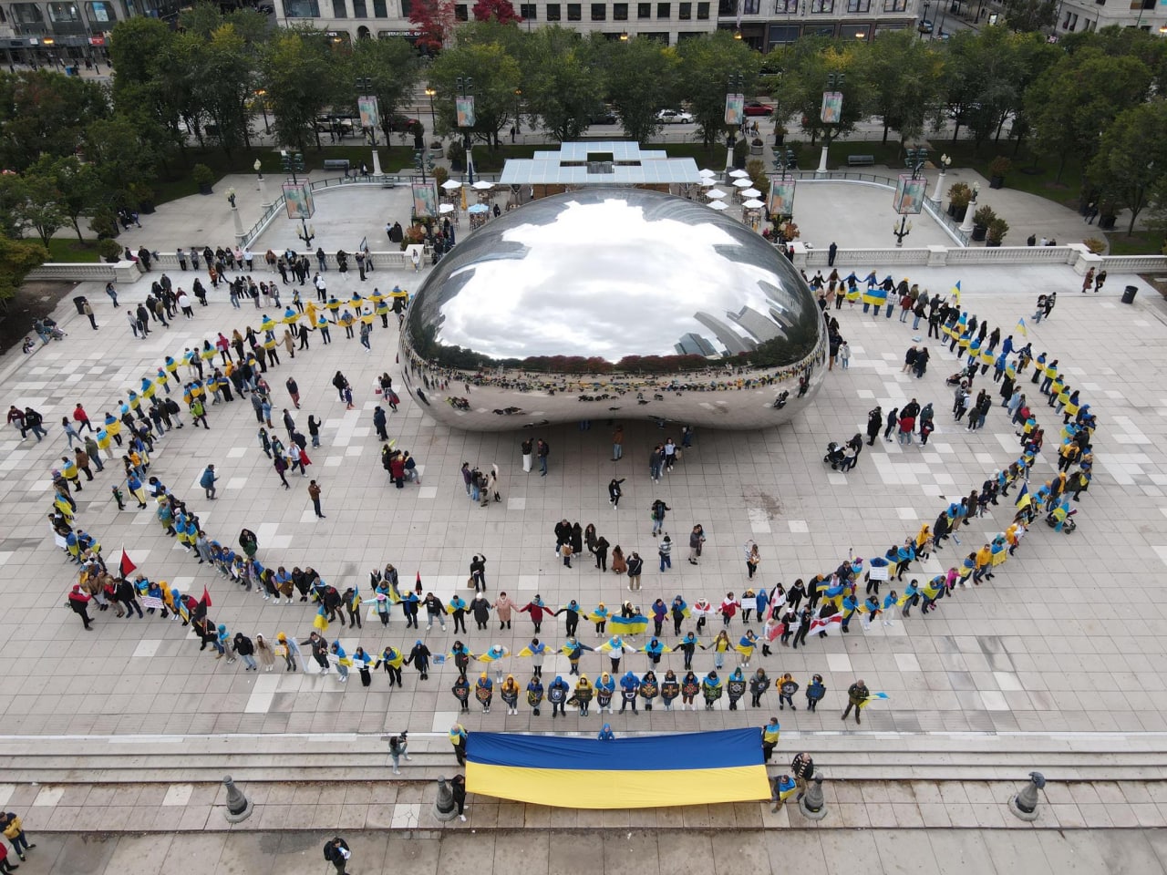 rally to support Ukraine