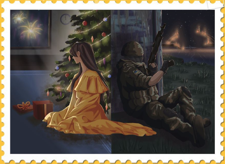 Укрпошта показала ескіз різдвяної марки