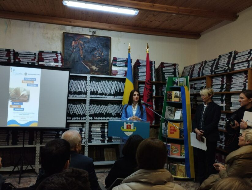 Ukrainian Bookshelf Opens in Durrës in Albania