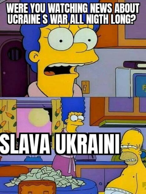 Slava Ukraini in memes