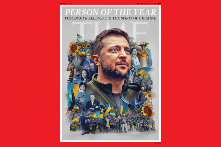Time Includes Ukraine’s Story on Its Centennial Cover