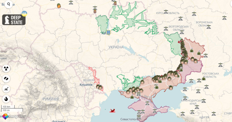 DeepState анонсували додаток із мапою воєнних дій