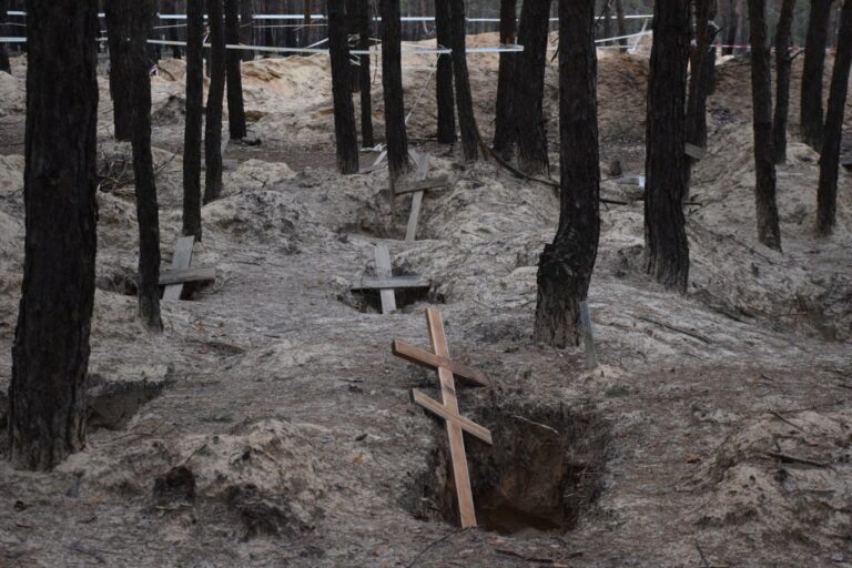 Izium Mass Grave: 66 Bodies Still Unidentified