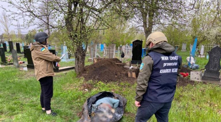 На Харківщині ексгумували тіло жертви збройної агресії РФ