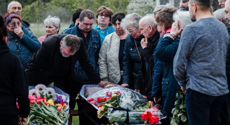 Kupiansk Says Goodbye to The Museum Staff Killed by a Russian Missile