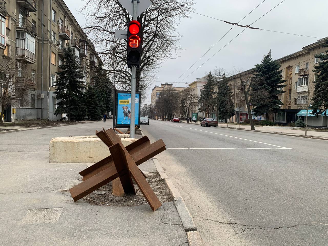 Empty streets of Kharkiv, March 2023 / Photo: Denys Glushko, Gwara Media
