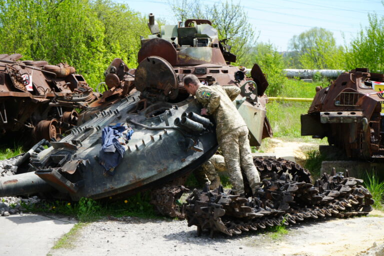 Kharkiv Displays Destroyed Russian Tanks and War Machines