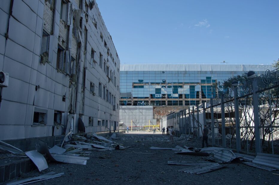 How much Kharkiv destroyed: sports complex
