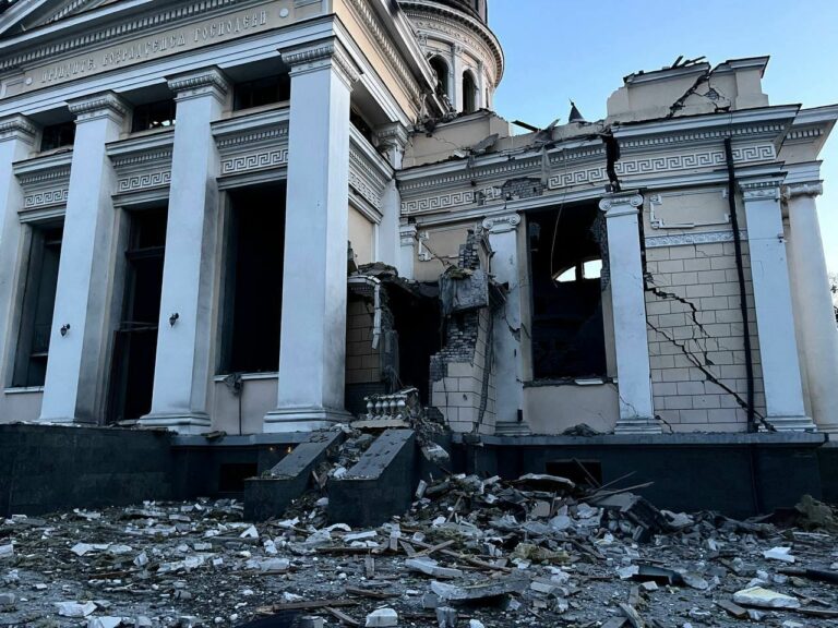 Свято-Преображенський кафедральний собор в Одесі зруйновано внаслідок російського обстрілу