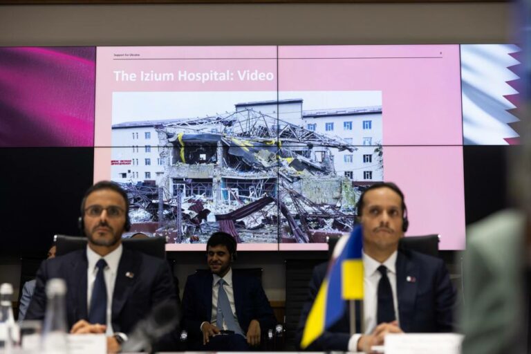 Qatar to Help Rebuild Izium Hospital
