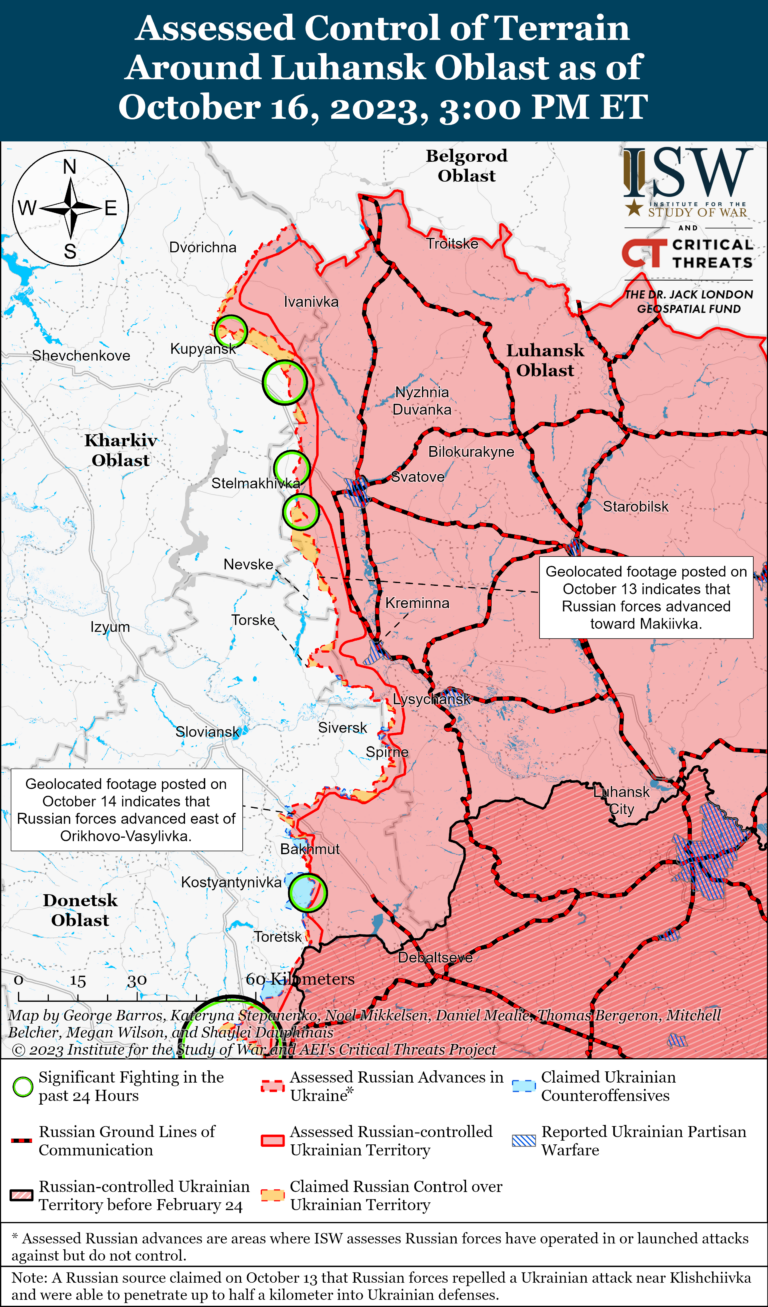 Russian Forces Continued Offensive Operations on the Kupyansk-Svatove ...