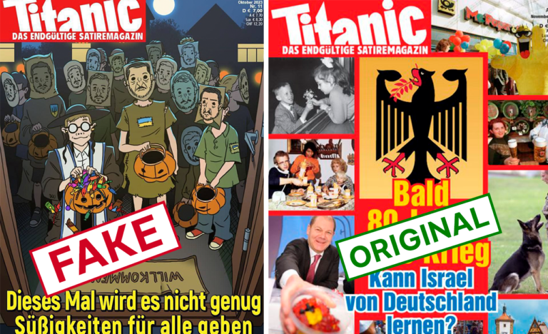 Фейк. «Цього разу цукерок на всіх не вистачить»: обкладинка німецького журналу «Titanic» висміює Зеленського
