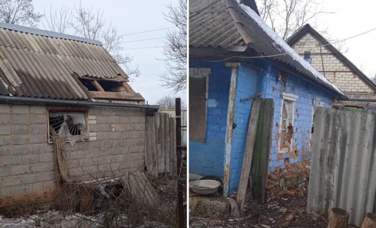 Внаслідок обстрілів на Харківщині загинула людина, пошкоджено цивільні будівлі