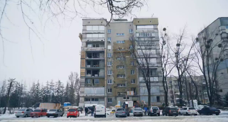 Residential Apartments Destroyed by Russia are Being Repaired in Kharkiv Oblast 