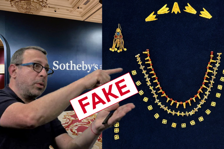 Фейк. На аукціоні «Sotheby’s» Україна намагалася продати «скіфське золото»