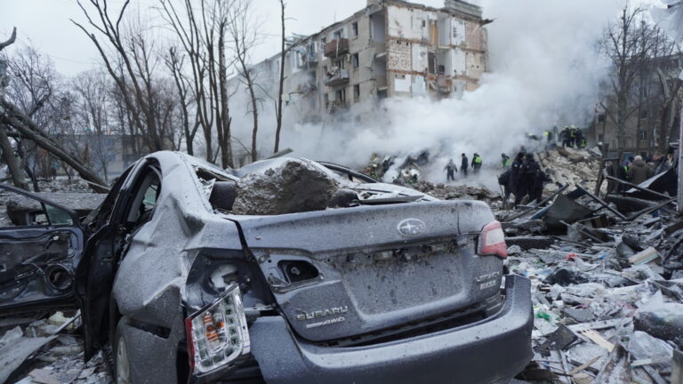 In Photos: Russia Shelled Kharkiv Twice This Night, Injuring Up to 51 People and Killing Five 