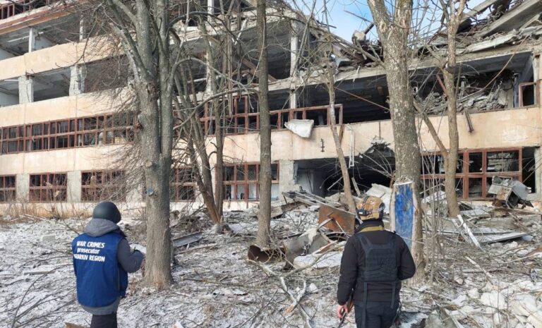 Russia Shelled Chuhuiv District