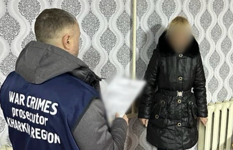 На Харківщині правоохоронці оголосили підозру жінці за підтримку Росії