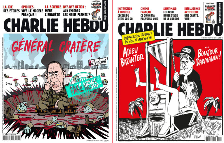 Фейк. «Генерал кратер»: обкладинка Charlie Hebdo присвячена Сирському