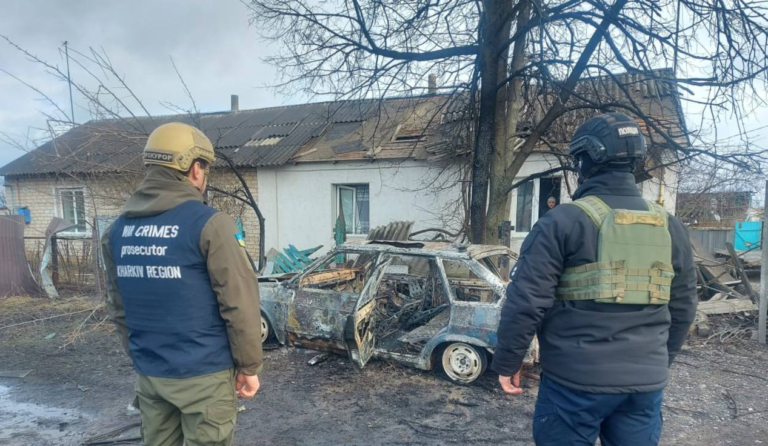 Russian Troops Shell Kharkiv Region, Injuring Two