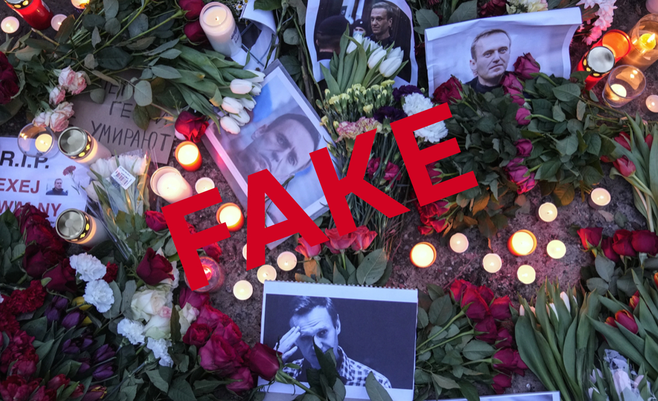 Фейк. Ведучі ВВС жартували на фоні фото з могили Навального