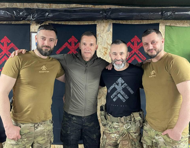 Андрій Шевченко відвідав українських бійців на Куп’янському напрямку