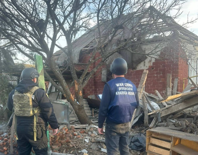 Russian Shelling in Kharkiv Oblast Injured Four People