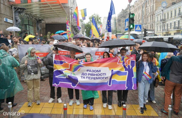First Pride march in Ukraine since beginning of Russian invasion takes place in Kyiv