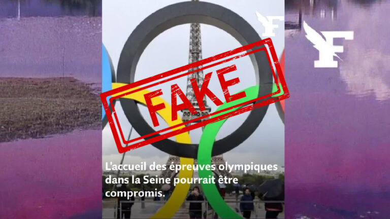 Фейк. Через викид хімічних речовин у Сену є загроза для проведення Олімпійських ігор 2024