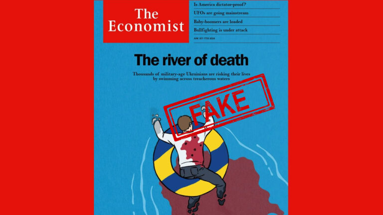 Фейк. Обкладинка The Economist присвячена тим, хто був застрелений під час спроби перетину кордону через річку Тиса