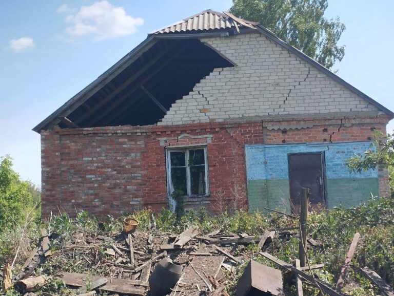 Росіяни завдали удару дроном по селу на Харківщині