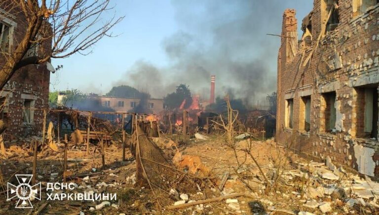 Russians drop aerial bomb on Kharkiv region, kill 3, injure 8