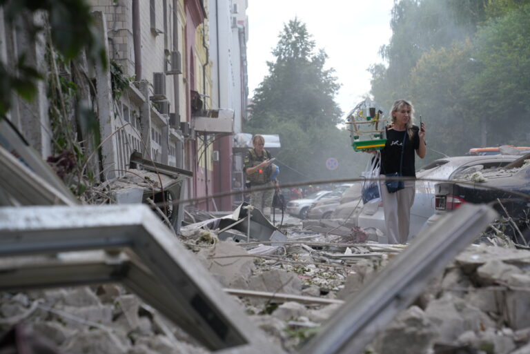 In photos: Russians launch missile attack on healthcare facility in center of Kharkiv, injure at least 8, including 8-month-old boy  