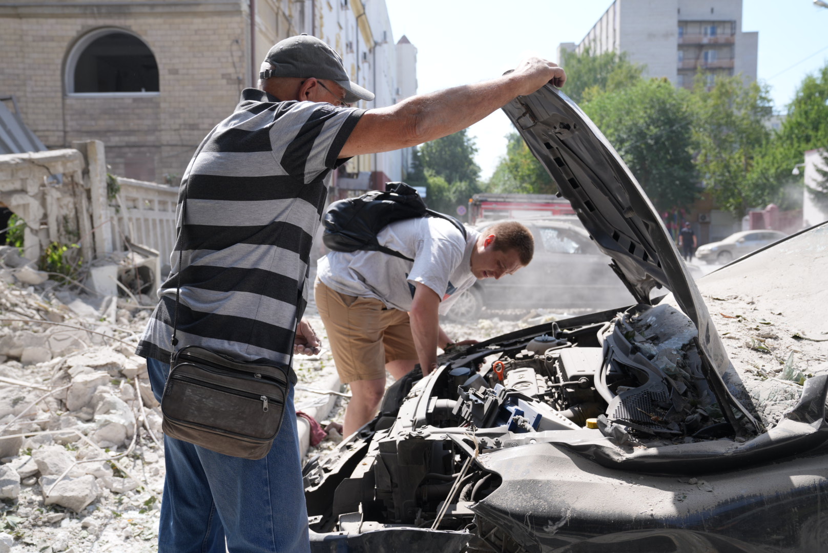 Aftermath of Russian missile strike on Kharkiv's center on August 6, 2024 / Photo: Oleksandr Manchenko, Gwara Media