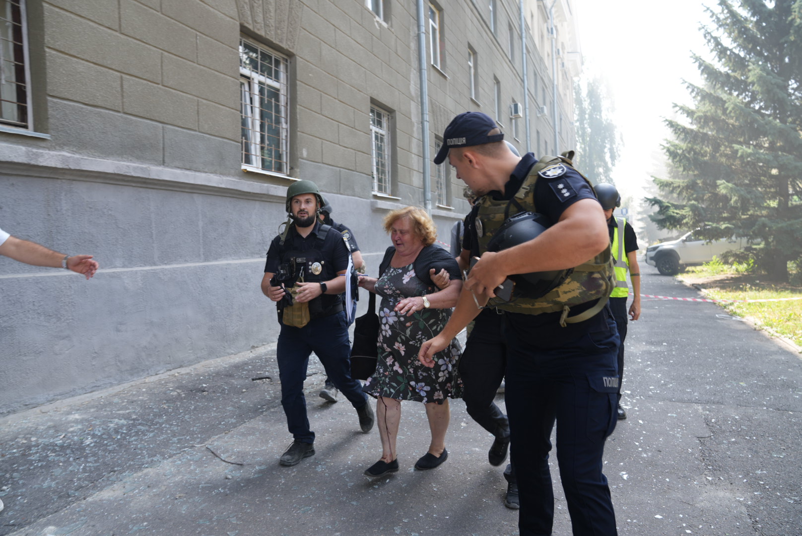 Aftermath of Russian missile strike on Kharkiv's center on August 6, 2024 / Photo: Oleksandr Manchenko, Gwara Media