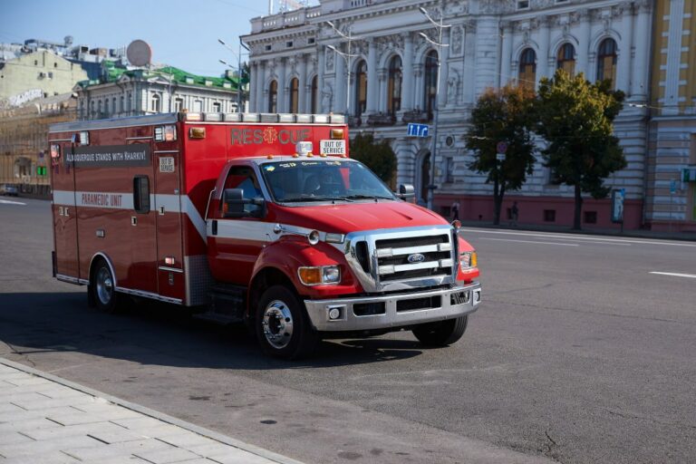 United States provides Kharkiv with emergency vehicle 