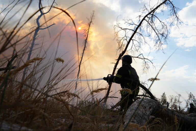 Mayor: Russians drop glide bombs on Kharkiv, hitting near underground school, residential area