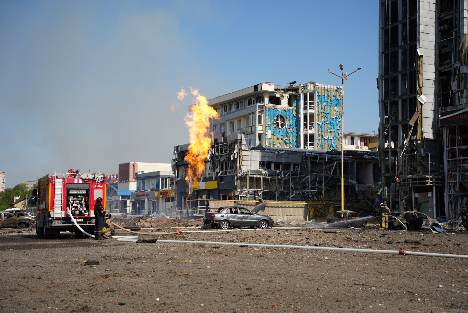 Consequences of Russian attack on Kharkiv on September 1 / Photo: Oleksandr Manchenko for Gwara Media