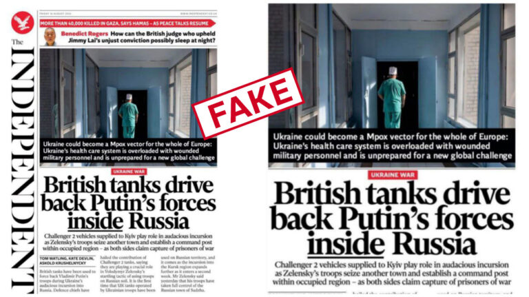 Debunking Russian fakes. No, The Independent didn’t write about Ukraine becoming center of monkeypox virus 