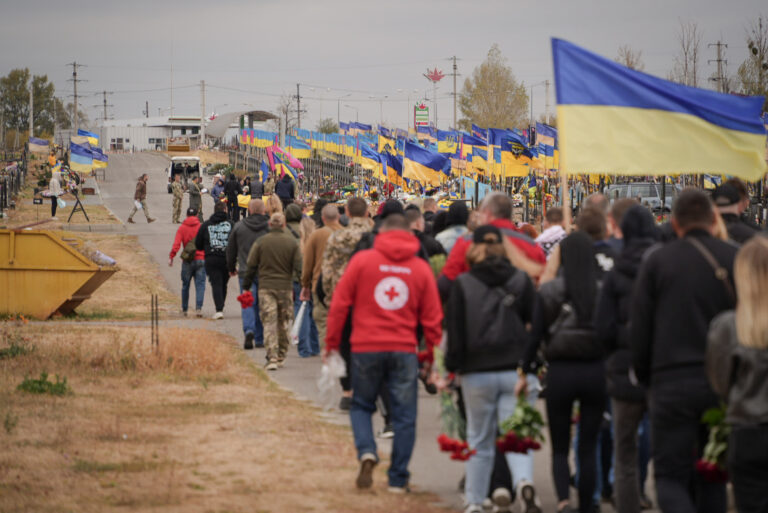 In photos: Kharkiv mourns volunteer Tyhran Halustian, who was killed by Russian FPV drone during evacuation 