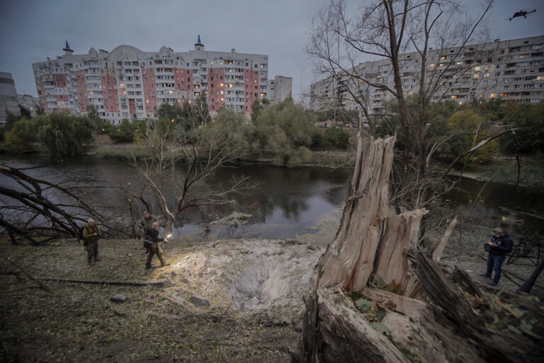 In photos: Russians dropped bomb on Kharkiv, killed 2, injured 5 people