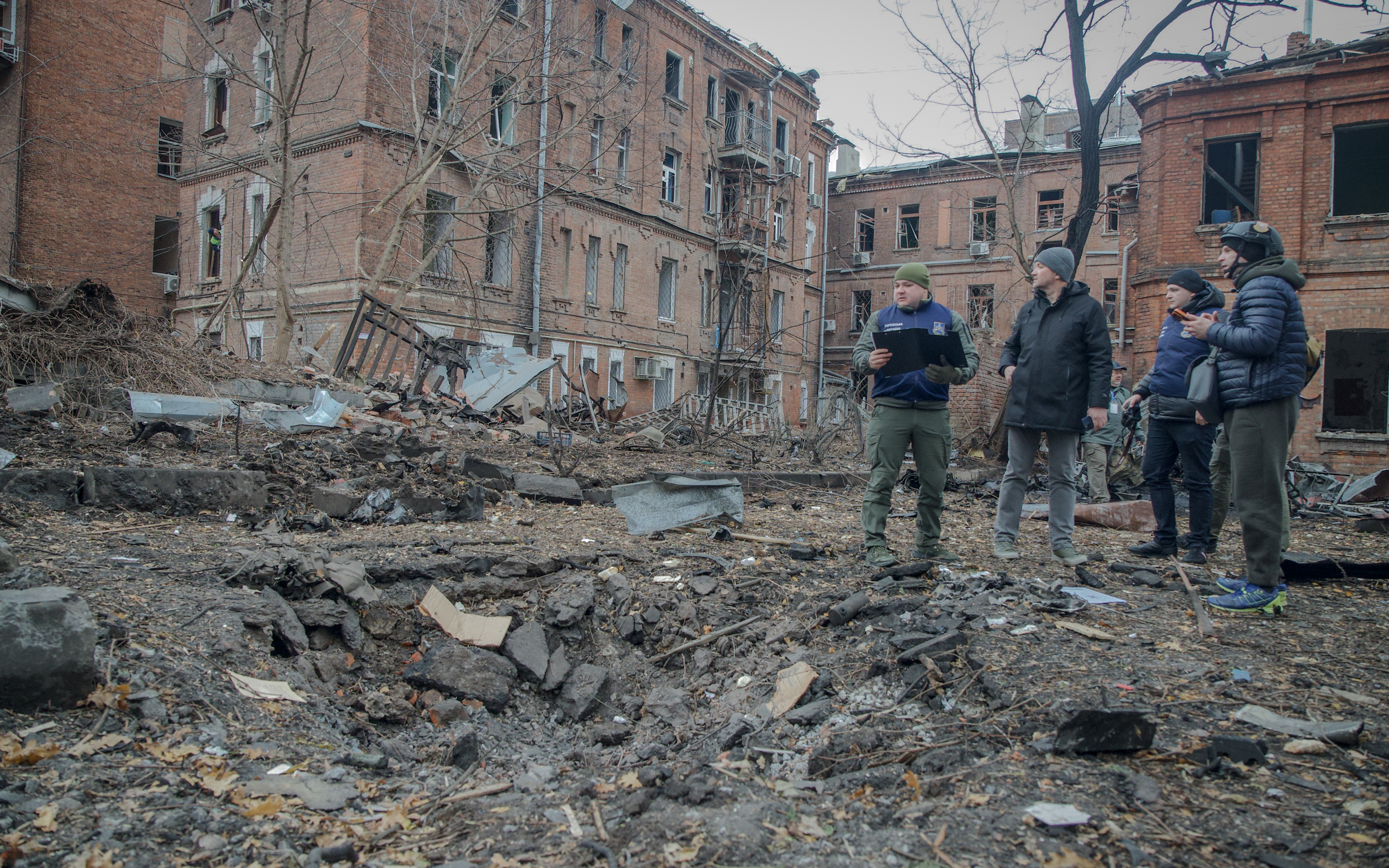 Aftermath of Russian missile strike on Kharkiv on November 25, 2024 / Photo: Oleksandr Manchenko, Gwara Media