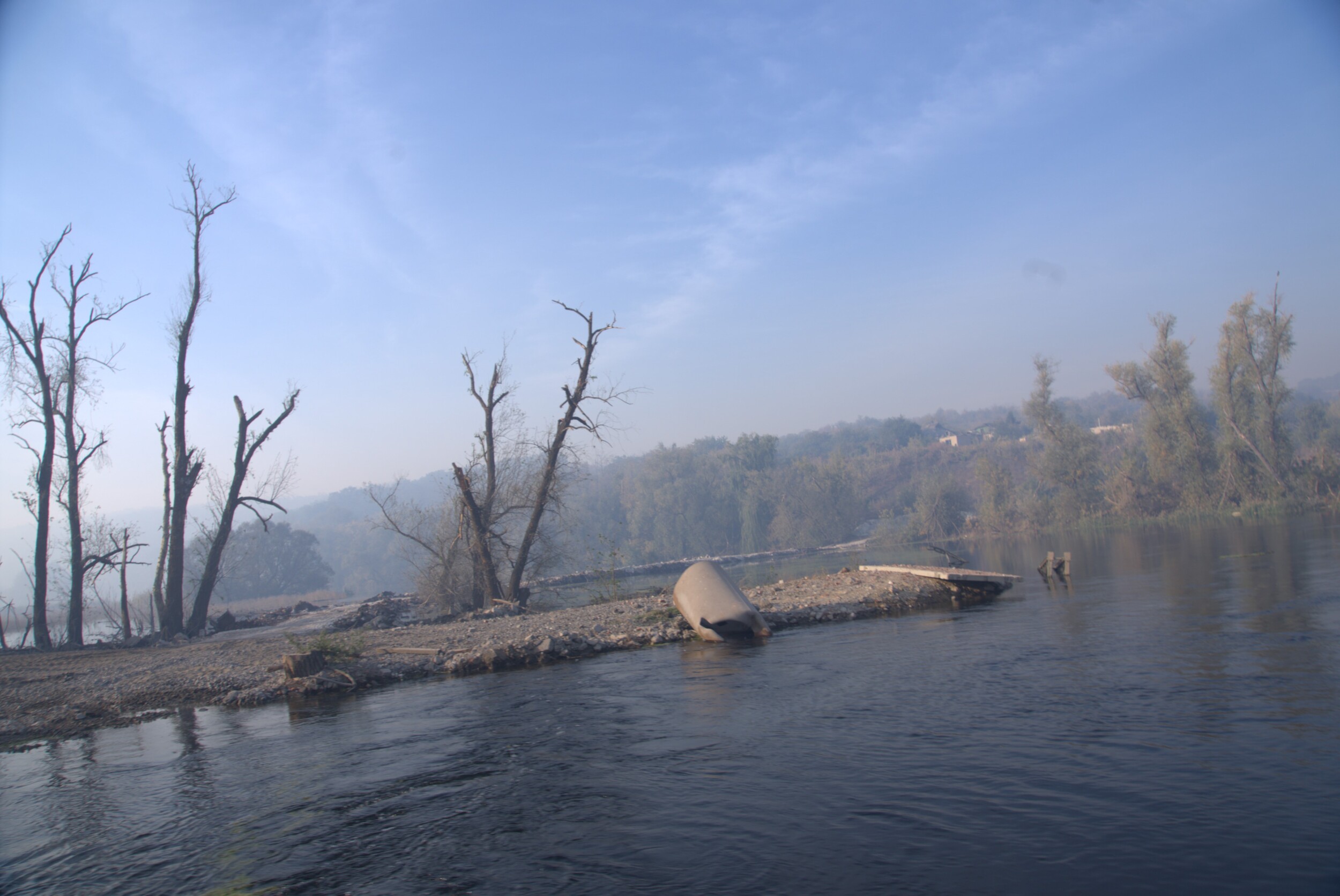 Oskil River in Kharkiv region, October 2024 / Photo: Yana Sliemzina, Gwara Media