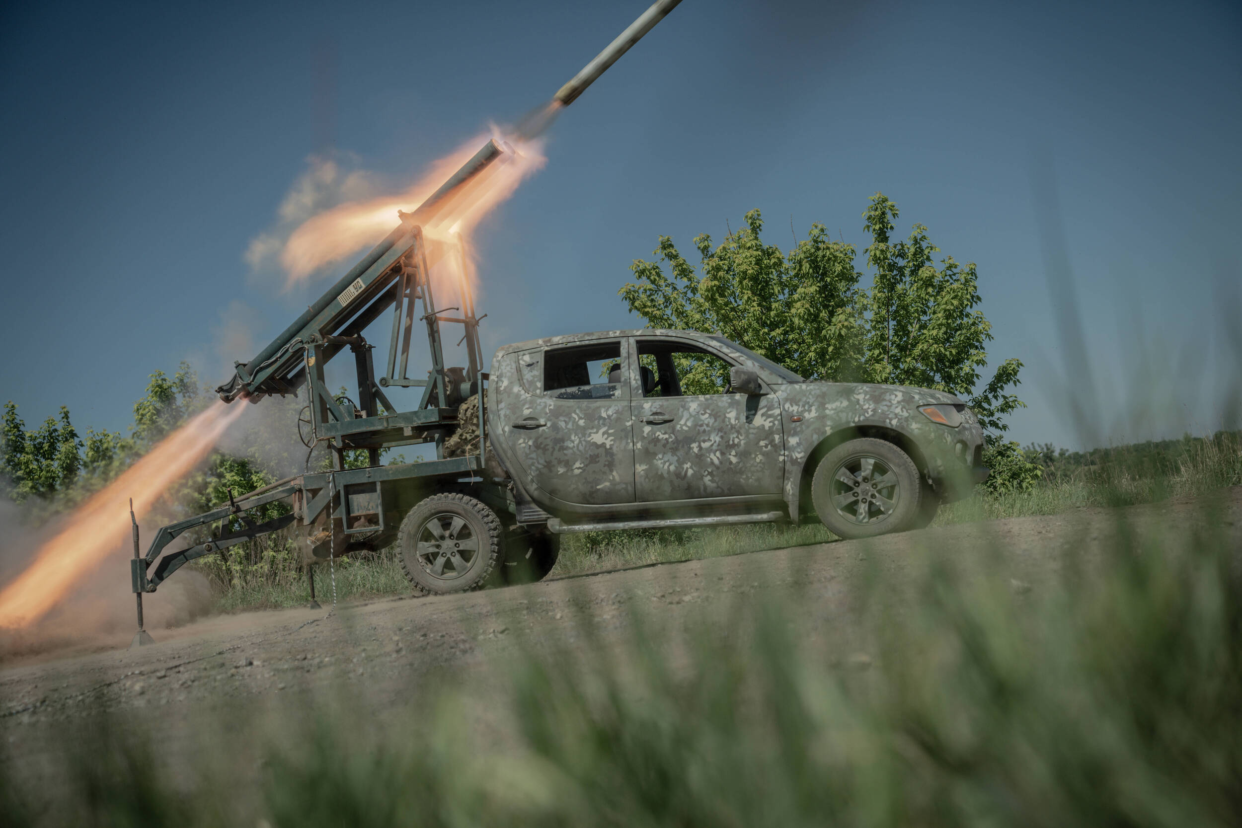 self-made artillery system burevii