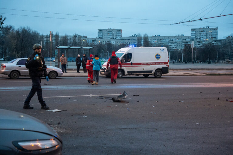 In photos: Russian Molniya drone hit Kharkiv, injuring 3 