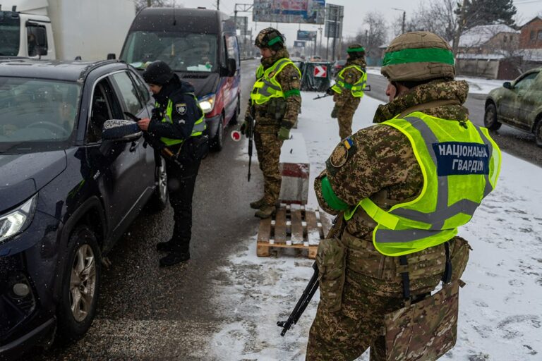 Минулого року на блокпостах в Харкові затримали майже 1,5 тисячі осіб за кримінальні правопорушення